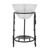 Essential Oil Burner Metal Iron Glass Vintage Home Decoration Tealight Candle Holder Wax Warmer Oil Burner