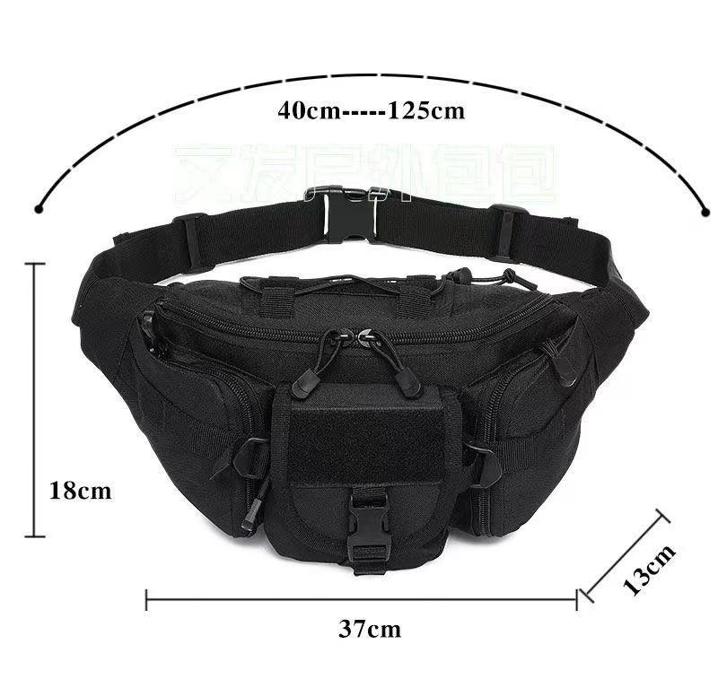 Taktische Jagd-Bauchtasche - Wasserdichte Oxford-Gewebe-Bauchtasche, Geeignet für Ausrüstung, Messer, Taschenlampen und Geldbörsen