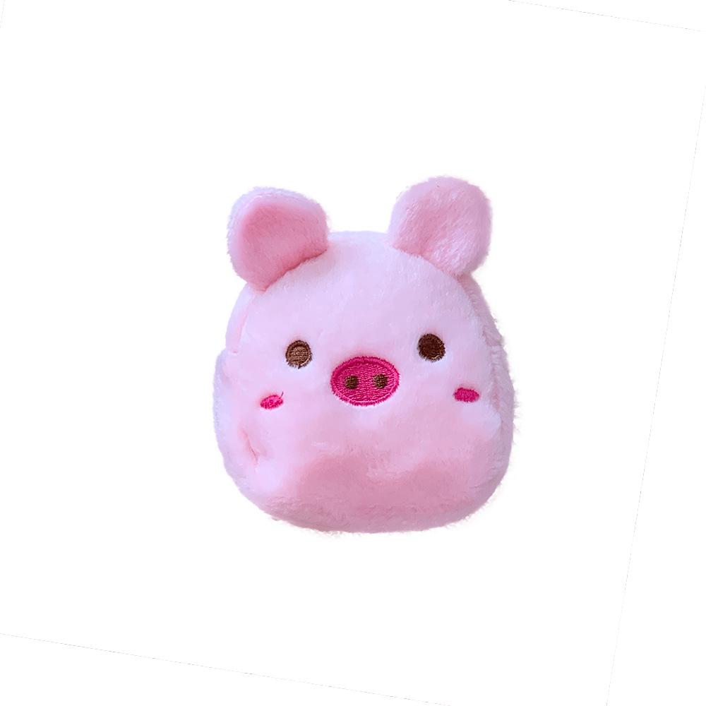 Porta-moedas de Pelúcia Adorável em Formato de Pinguim para Meninas - Vermelho