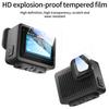 Camera Protective Accessories Set for Camera Including Black Silicone Case and Tempereds Glass Film
