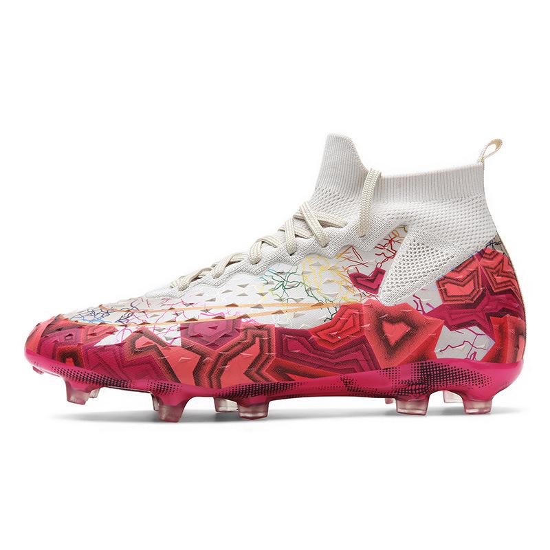 New High-Top Football Shoes, Youth Long Broken Nails, Outdoor Professional Game Training Football Shoes