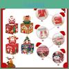 Weihnachtliches Muster Papierbox-Set Feiertagsdekoration Requisiten für Feiertagsparty Geschenke und Überraschungen