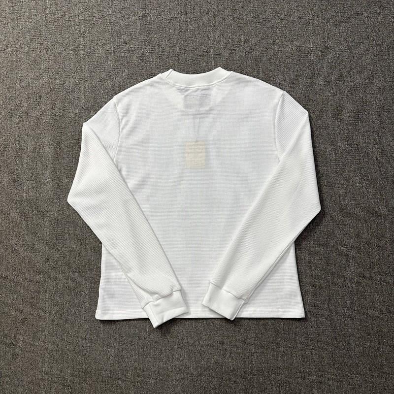 Croteiz Print Embroidered Streetwear Loose Fit Long Sleeve T-Shirt Men Women Couples
