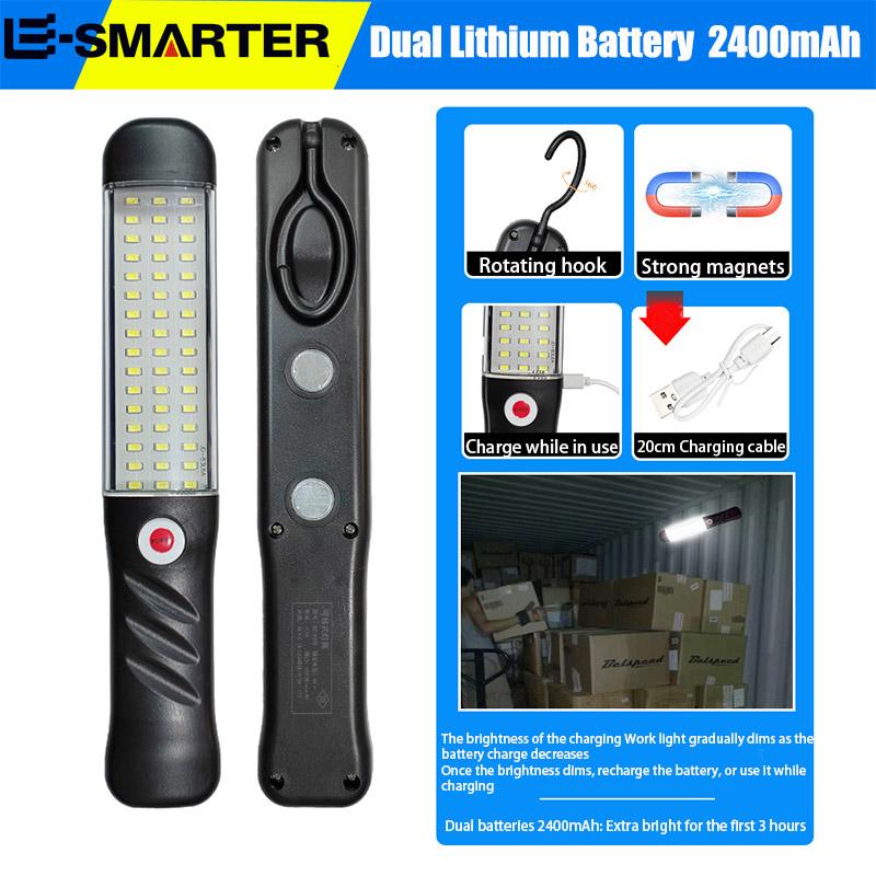 

Car Repair Work Night Lamp Rechargeable Portable Spotlight Power Outage Emergency Fishing Camping Magnet Floodlight 3 Lighting