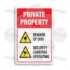 No Dogs Allowed Metal Sign Beware of Dog Private Property Warning Plaque Alert Dog-Free Zone Security Keep Dogs On Lead