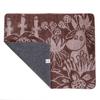 Marushin Small Rug, Moomin Nuance Flower Design, Cute Character Rug with Non-Slip Backing, Fluffy and Stylish, Non-Slip, 1455044000