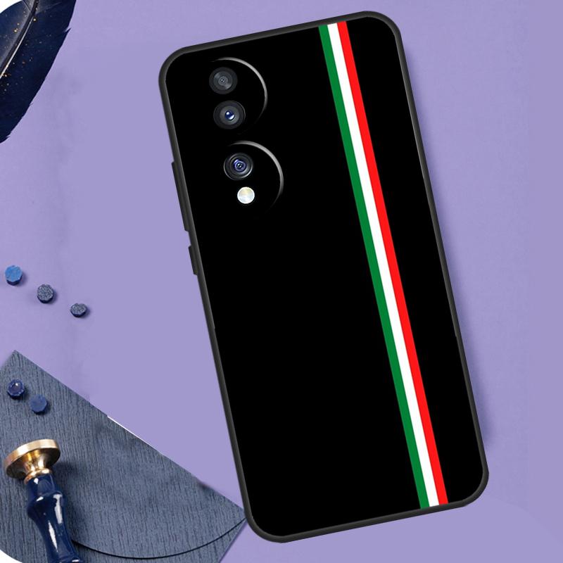 Italy Flag Vintage Italian Case For Honor 400 200 Pro 50 70 90 X9a X9b X9c X9d X8a X8b X8c Magic 7 Lite 5 6 8 Pro Coque