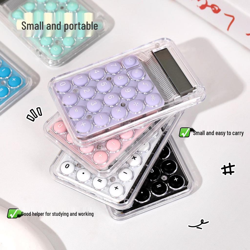 Mini Portable Candy Color Calculator for Students - Exam & Study Friendly Handheld Gift