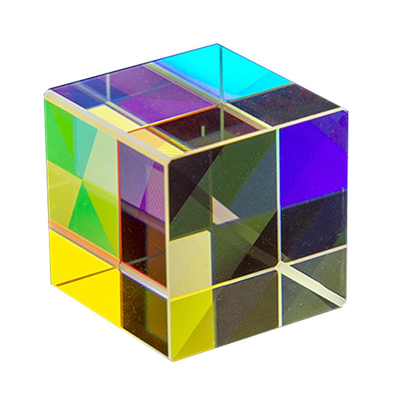 Acchiappasole Cubo di Vetro Cristallo Prisma Geometrico Decorazioni per Casa e Ufficio