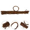 Hanger Shape Rattan Wreath Frame Natural Material DIY Wreath Hoop Accessory for Xmas Home Party Decoration Rattan Frame