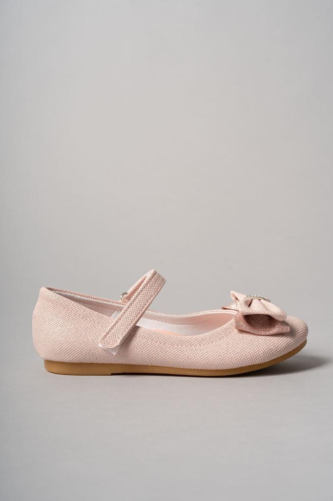 Women's Flat Shoes Choke Bow Powder Star Girls' Shoes