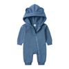 Baby Boys Girls Clothes Long Sleeve Rompers Solid Hoodies Bear Jumpsuit Costume Infant Onesies Bodysuit Newborn