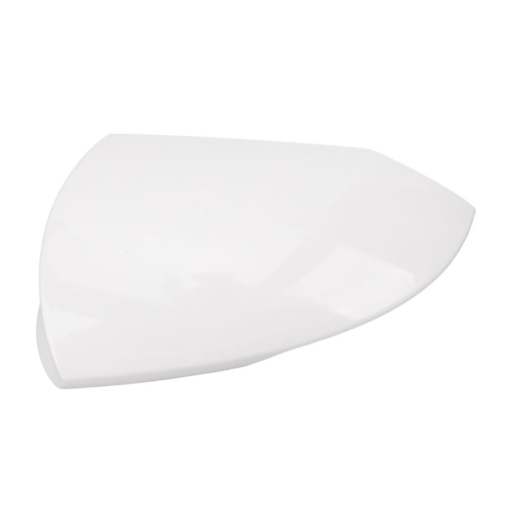 Side Mirror Cover Cap Unpainted White Rearview Wing Mirror Cap Weather Resistant Replacement for Elantra 2021 To 2023