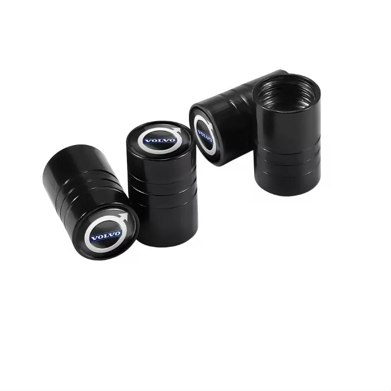 Car Tire Valve Cap Wheel Hub Sticker Tire Rim Decorative Sticker Suitable for Volvo V60 V40 Xc90 Xc40 S60 Xc60 V70 S90 V90 Xc70