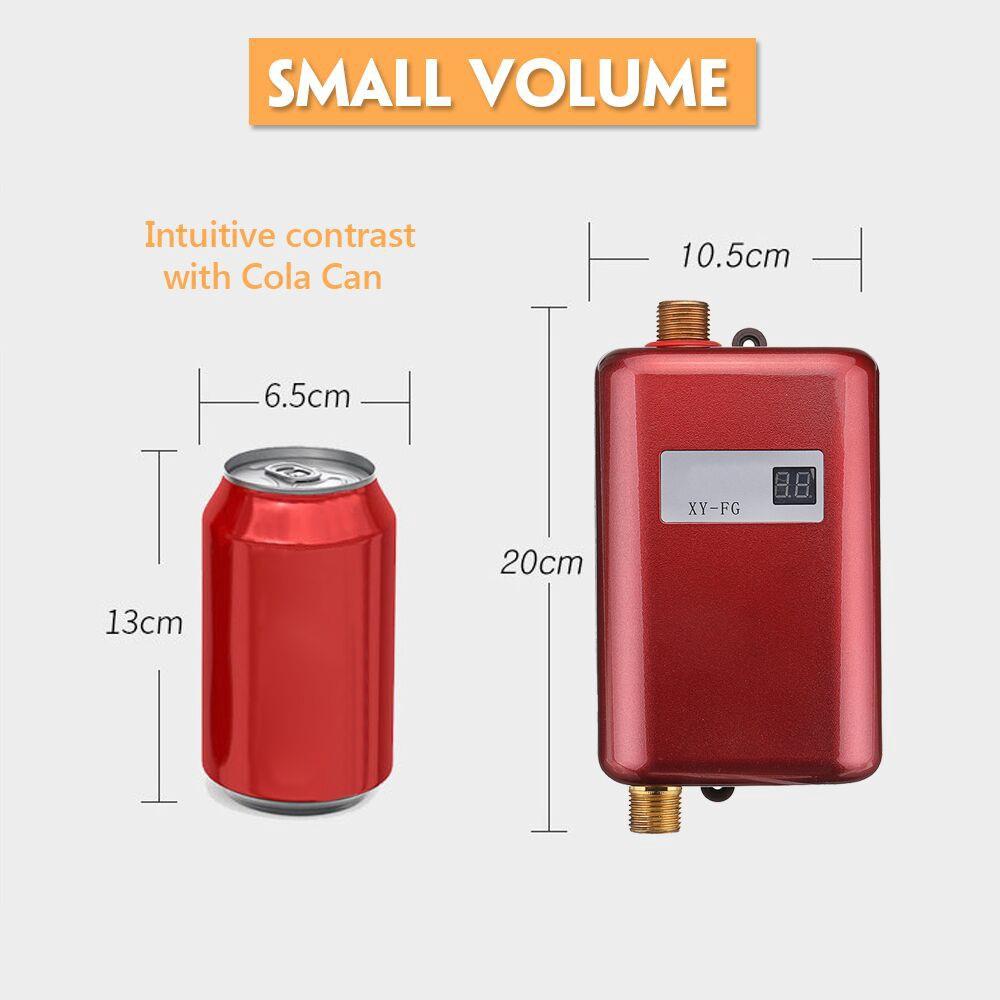 

3800 Вт Мгновенный проточный нагреватель 110 В/220 В ЖК-дисплей Нагрев Душевой смеситель Электрический водонагреватель