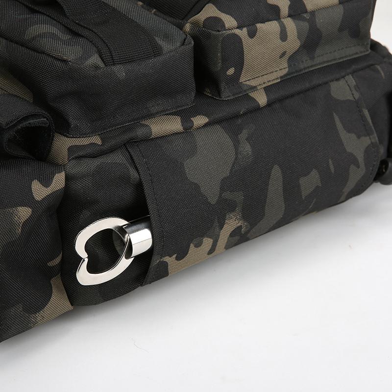 Fishing Tackle Backpack Lure Box Gear Storage Bag Fanny Pack for Men Fly Fishing Backpack with Rod Holder Sling Shoulder Bag