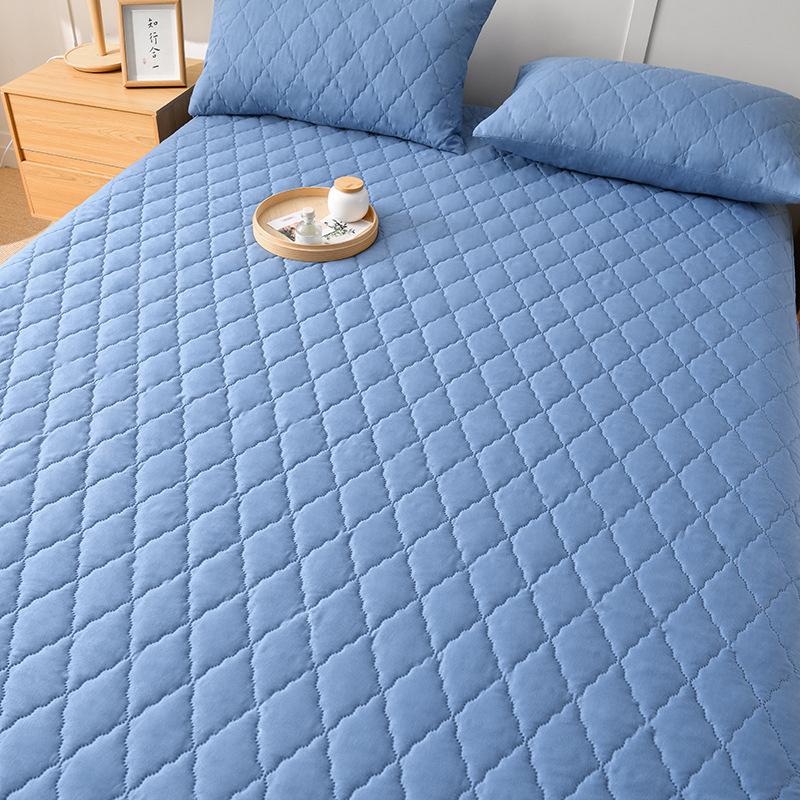 Waterproof Cotton Thick Mattress Cover Protector Breathable Adjustable Bed Cover Thicken Mattress Cover Protector Non-Slip Bed