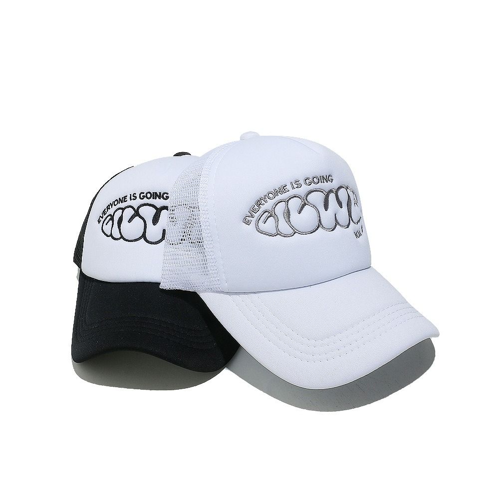 Sunscreen Hat Baseball Cap Letter Embroidery Snapback Cap Sunscreen Cap Trucker Cap  Men Women