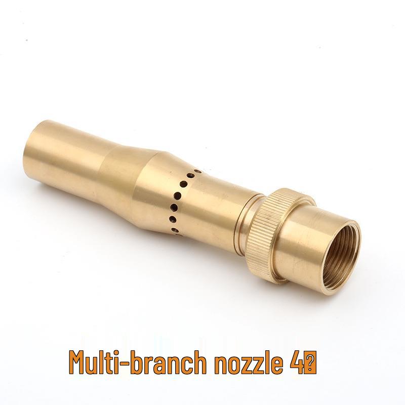 All-Copper Multi-Branch Fountain Nozzle for Rockery, Courtyard, Pool, or Balcony Water Feature. Fountain Nozzle Multi-Branch All Copper