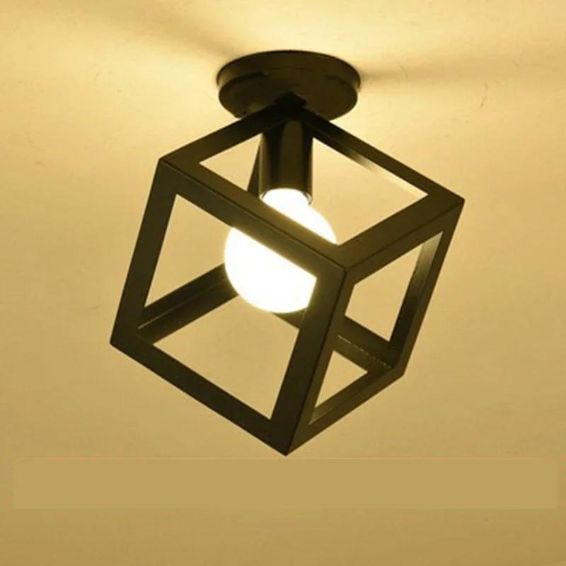 Iron Aisle Lights Corridor Balcony Ceiling Lights LED Nordic Style Personalized Creative Lights Luxury Chandelier Entrance Light