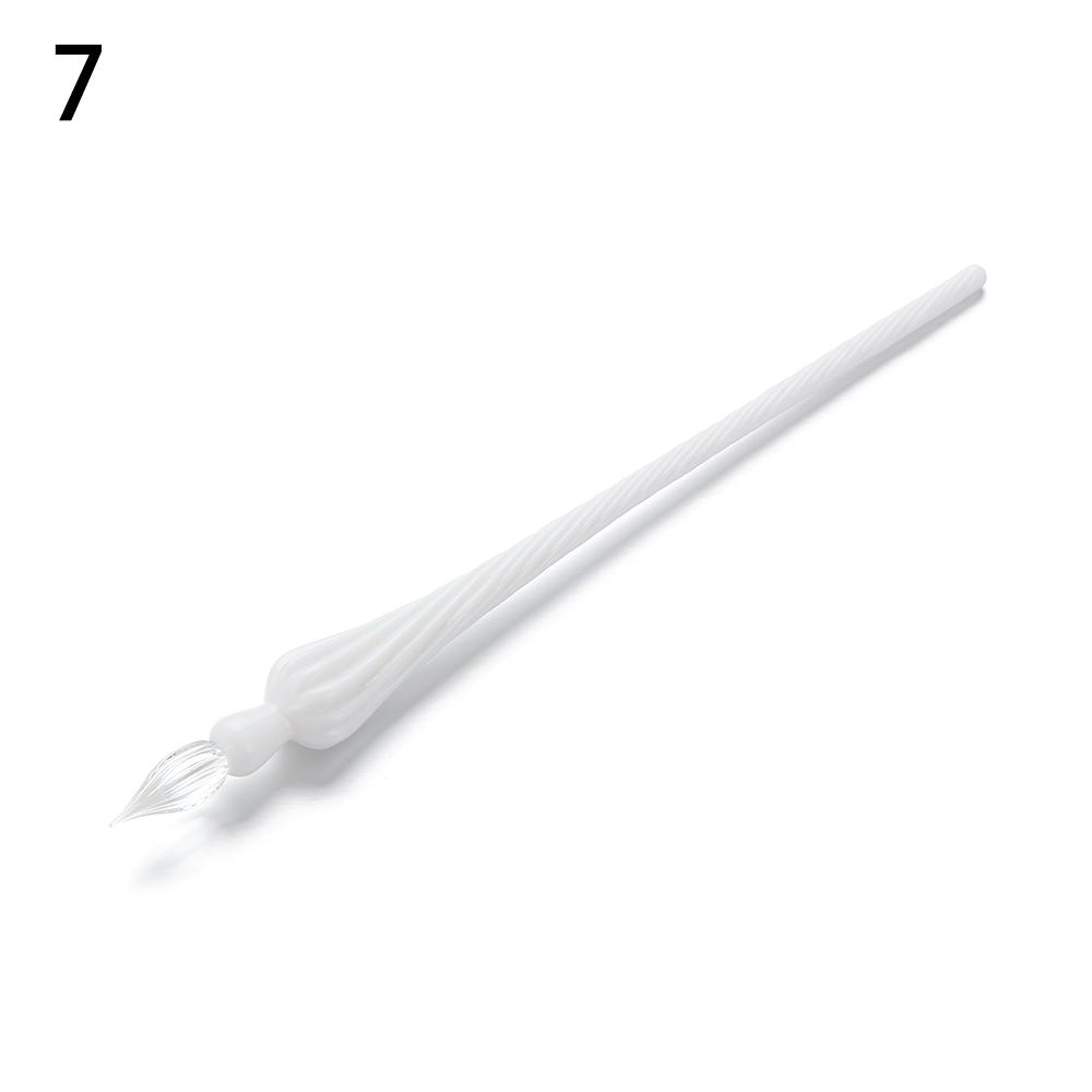 1PC Vintage Glass Dip Dipping Pen Art Painting Supplies Filling Ink Signature Calligraphy Fountain Pen