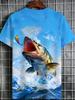 Men's Digital Print T-Shirt, Men's Fashionable Short Sleeve, Versatile for Home and Outdoor Wear, Unique Patterns, Suitable for Parties and