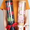 5pcs Transparent Hug Bucket Bouquet Waterproof Bouquet Packaging Bags  Gift Giving