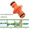 10pcs Garden Watering Hose Connector Pipe Joint Tube Quick Double Male Fitting