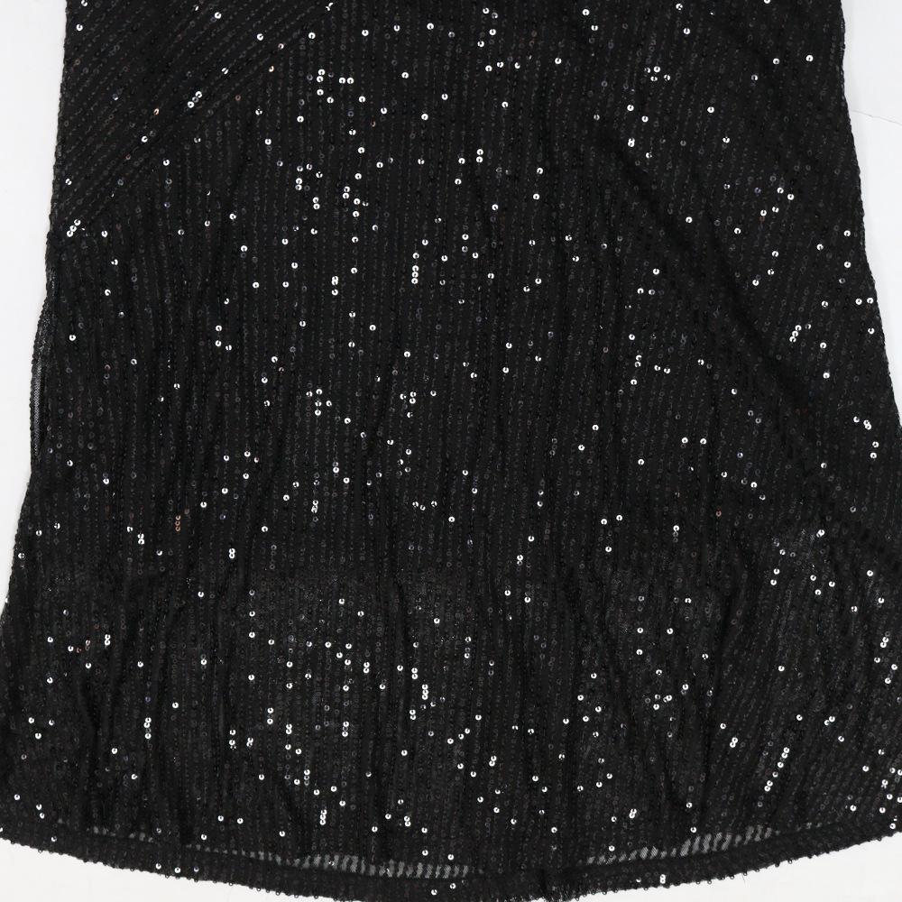 Seksowna Damska Sukienka Bez Ramiączek z Sequinowym Patchworkiem w Kształcie Rybiego Ogona