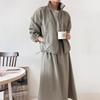New ArrivalS Open Run Women S High Neck Zip Up Anorak Kangaroo Pocket Skirt Set