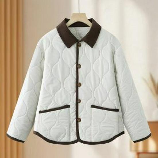 Elegant Spring Cardigan - Chinese Style Jacket for Middle-aged & Elderly Women, 2026 Collection 5XL