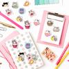 500PCS Creative Cartoon Cat Small Pattern Graffiti Decoration Roll Stickers Laptop Envelope Sealing Stickers Waterproof Stickers
