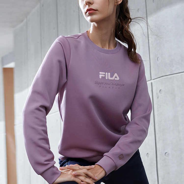New FILA Athletics Sweatshirt Women's Wisteria Purple A11W241218FPU