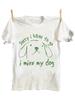 Sorry I Have To Go I Miss My Dog T-shirt-casual T-neck Short-sleeved Super Soft Summer Breathable To