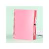A5 Color PP Coil Notebook with Wide Ruled Pages - Thick Office Notepad, Ideal for Students, Customizable Logo