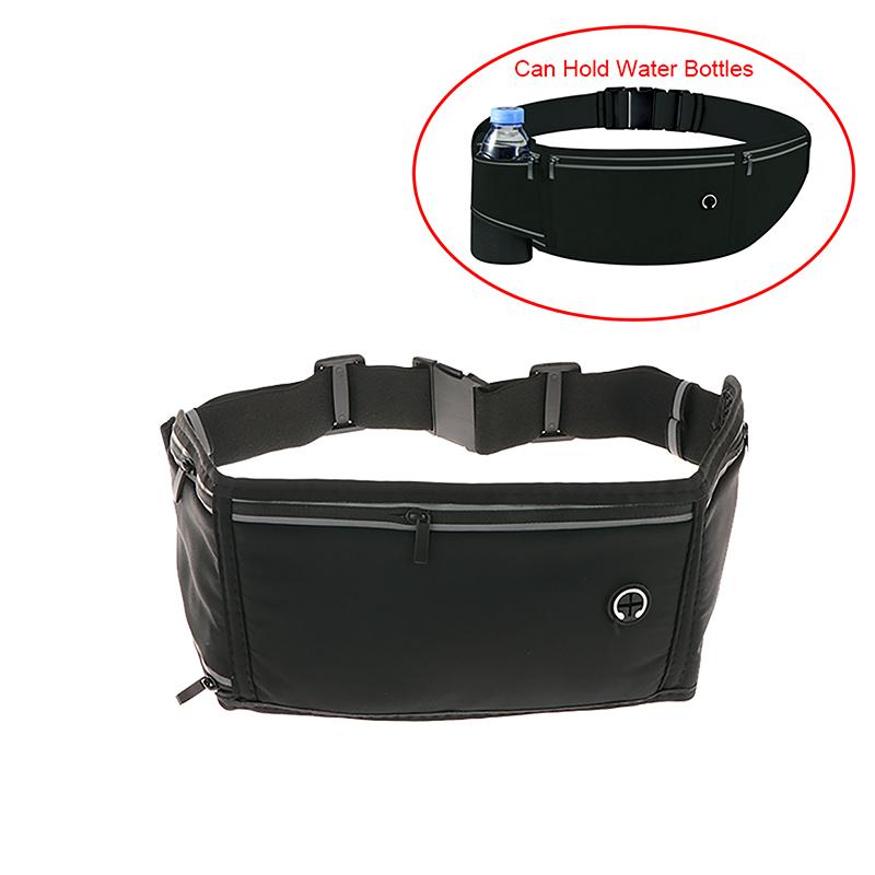 1 Adet Açık Hava Su Geçirmez Görünmez Koşu Bel Çantası Büyük Kapasiteli Spor Bel Çantası Erkek Kadın Gizli Spor Salonu Çantaları Telefon Bel Çantası