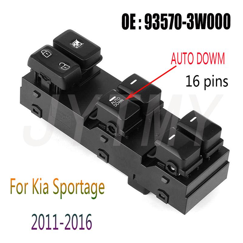 

For Kia Sportage 2011 2012 2013 2014 2015 2016 Car Accessories New Electric Master Power Window Control Switch Button Auto Parts
