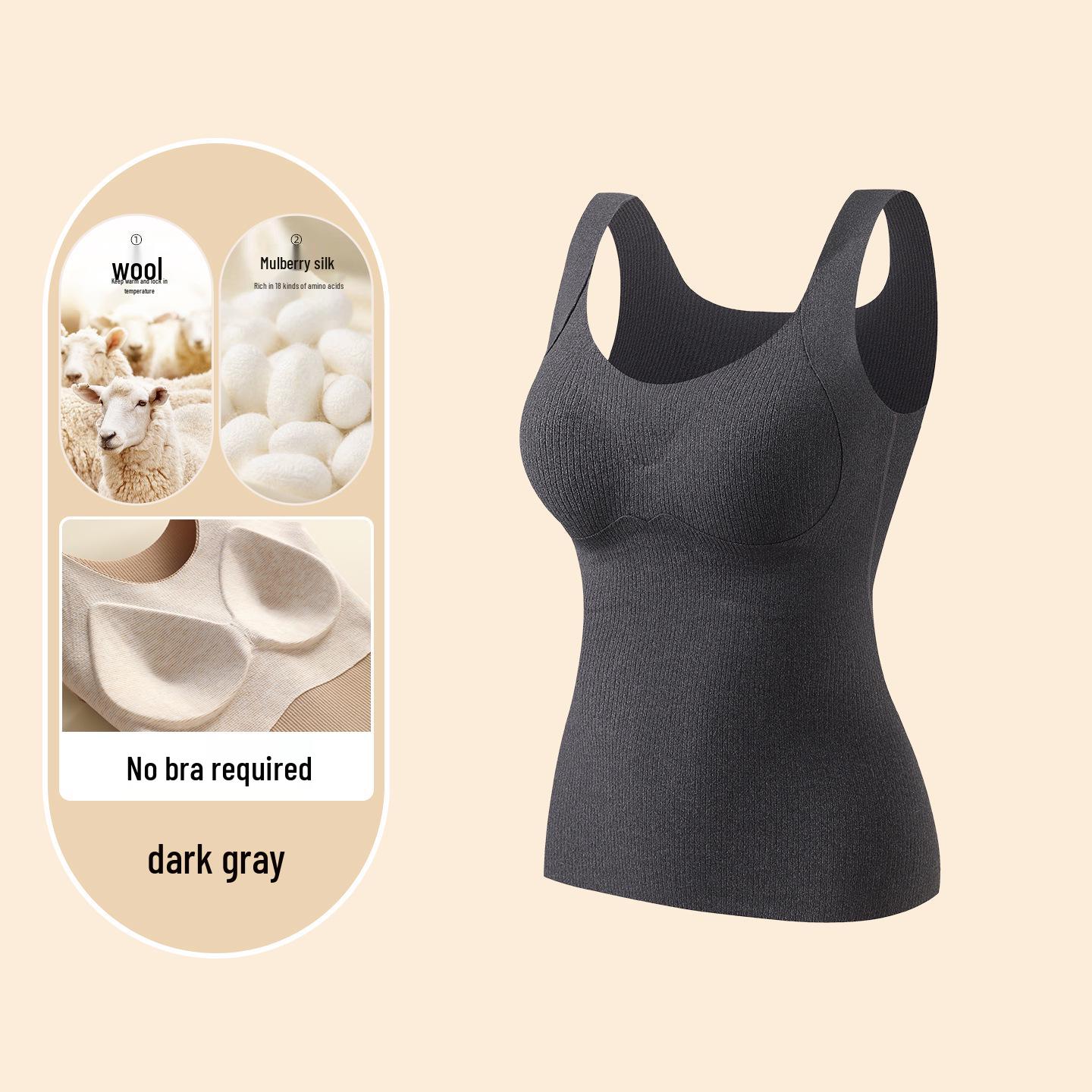 

Сохраняй тепло 033: Женский жилет из тутового шелка и кашемира с самоподогревом – прилегающий базовый слой для осени/зимы L (36/80) for 105-120 lbs