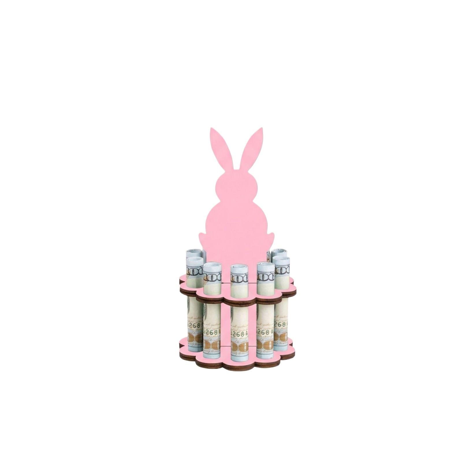 

Easter Bunny Wooden Wallet Ornament розовый