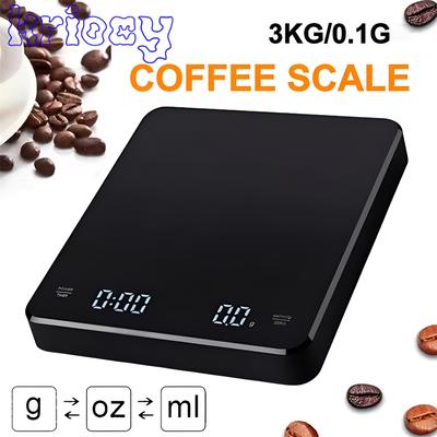 Digital Coffee Scale with Timer Usb Charging Coffee Scale High-Precision Electronic Scale for Kitchen Coffee Bar Touch Screen