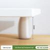 JINGRUIXIANG Oval Monitor Riser and Desk Organizer