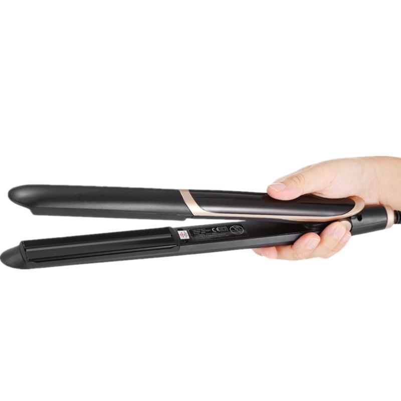 Professional Electric Hair Straightener LCD Temperature Display Steam Straightener Ceramic Hair Straightener