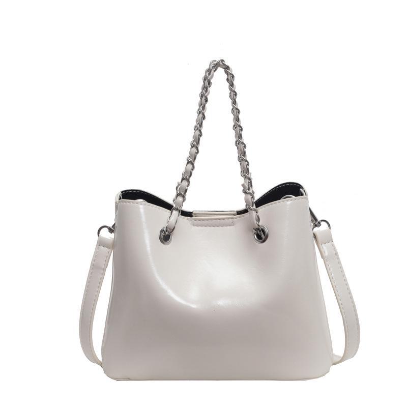 

2025 Женская универсальная повседневная сумка через плечо - популярная летняя портативная сумка-мессенджер грязно-белый