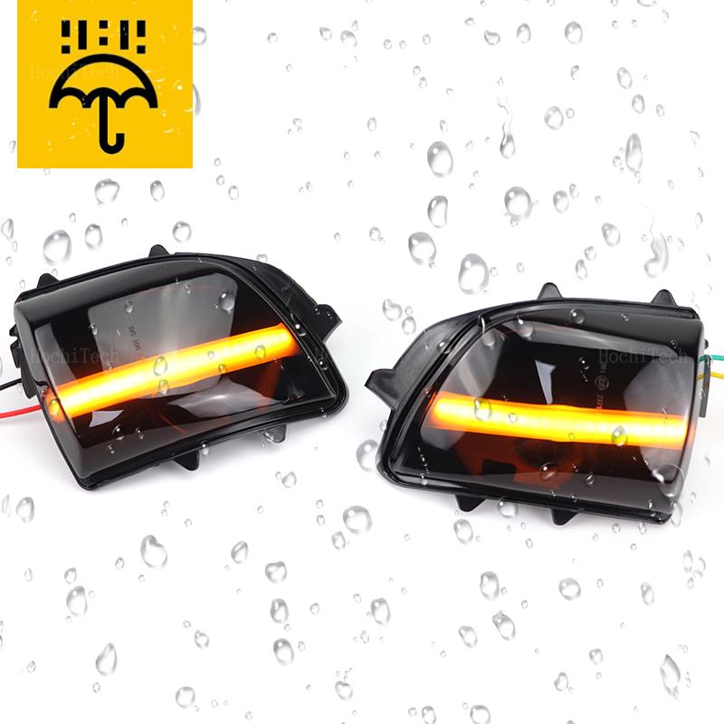 Dynamic Turn Signal Rearview Mirror Indicator Blinker Light For Volvo XC90 2007-2014, V70 XC70 pre-facelift 2008-2012