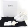 Nieskazitelne sneakersy CELINE z wysokim wycięciem biała skóra Damskie 37 CT-01 Używane