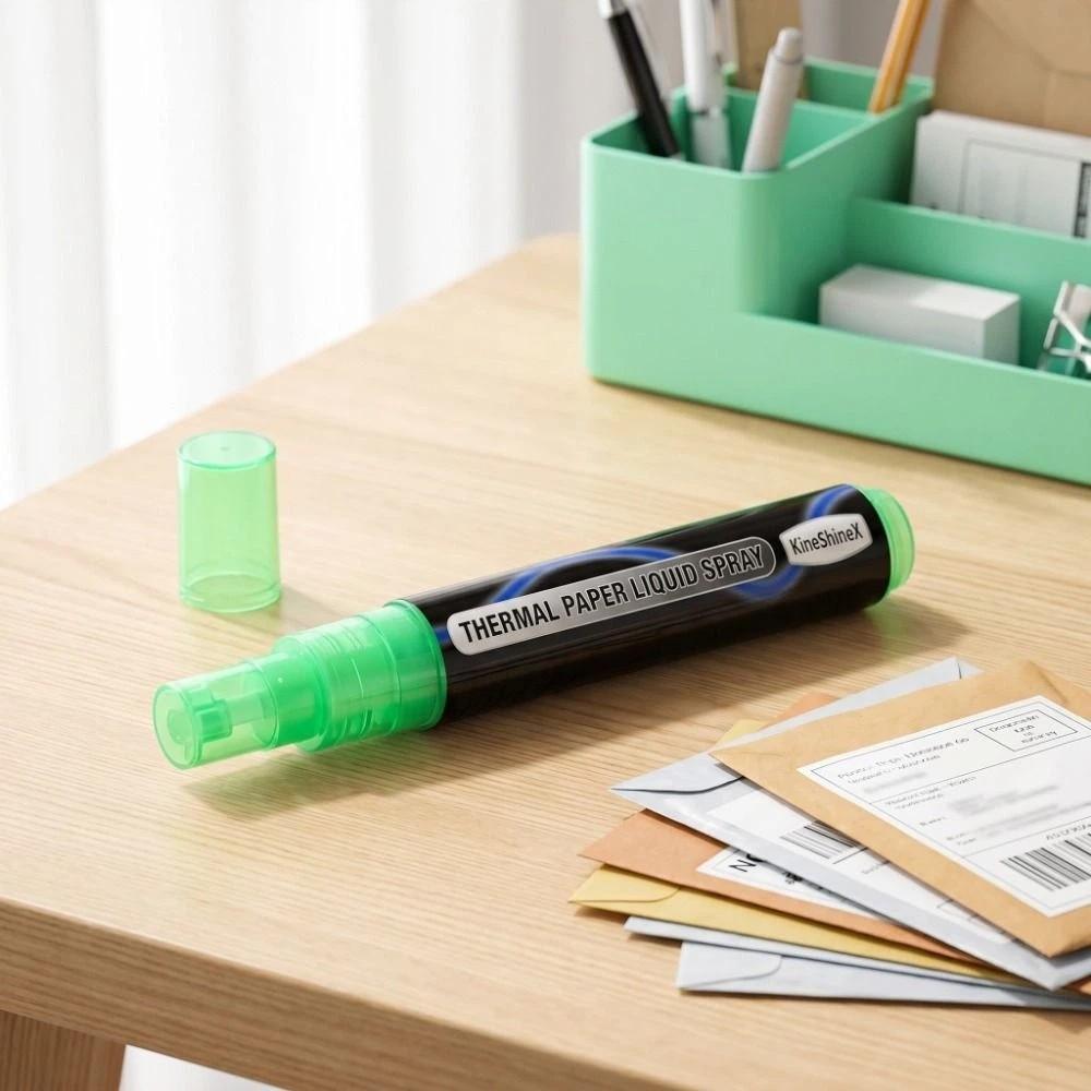 Portable Thermal Paper Erasing Pen Quickly Remove Address Phone Erasing Liquid Spray Pen 10ml Capacity Shipping Labels Bills