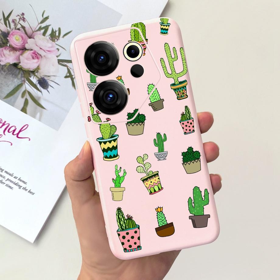 Phone Cover For Tecno Camon 20 Pro 4G 5G Case Soft Silicone Love Heart Jelly Capa For Tecno Camon 20 Premier 20Pro Camon20 Funda