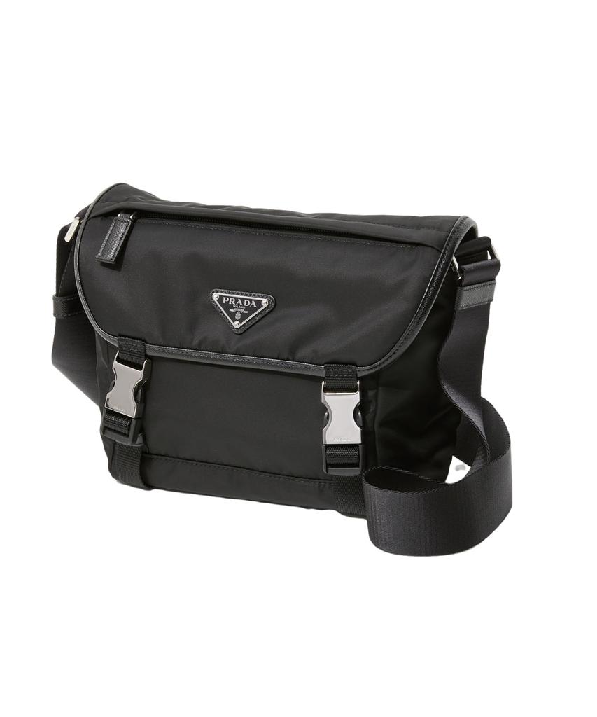 Prada Shoulder 2DMG Men's Bag, 2VD066, RE-NYLON, NERO.