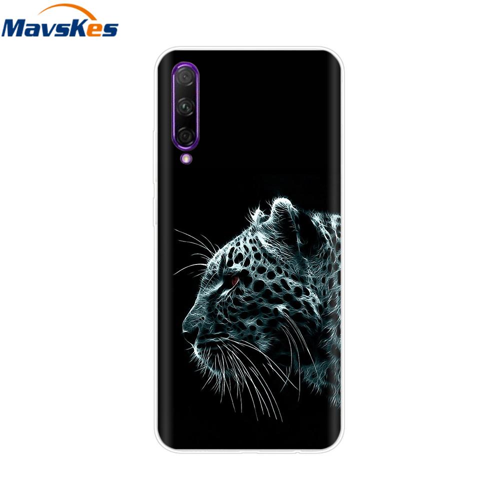 For Huawei P Smart Pro Case Cute Candy Painted Cover Soft Silicone Phone Case For Huawei P Smart Pro 2019 Cover Coque Bumper
