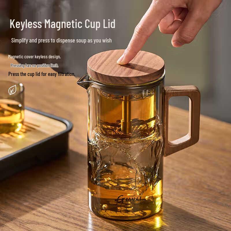 Tianxi 750ml Magnetic 3-in-1 Glass Tea Maker